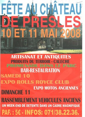 Fête au château de Presles