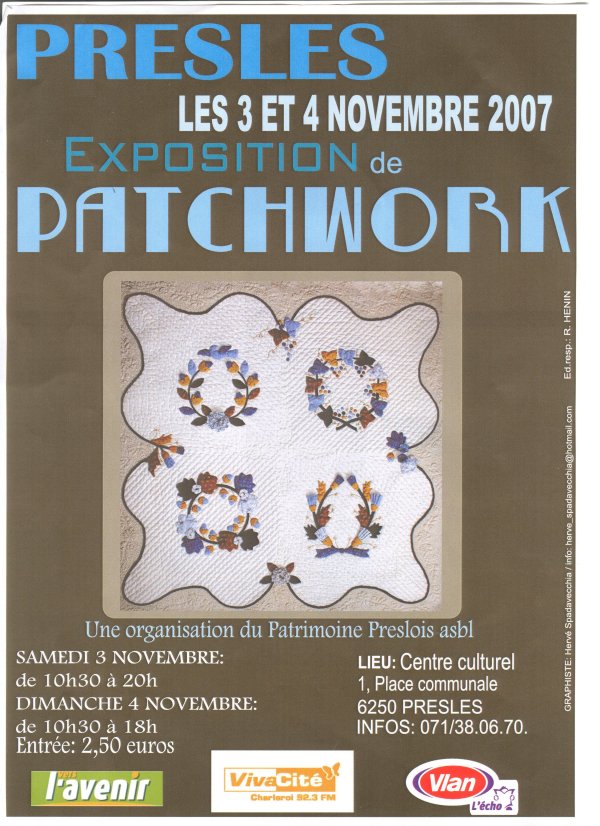 Exposition de patchwork